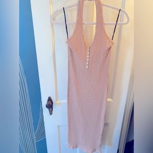F21 halter neck midi dress. New with tags.